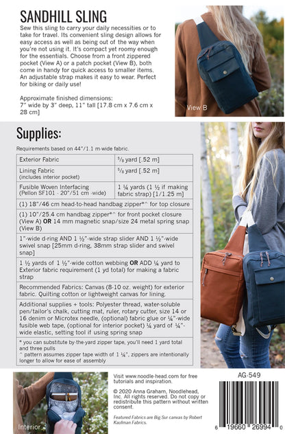 Sandhill Sling-pattern