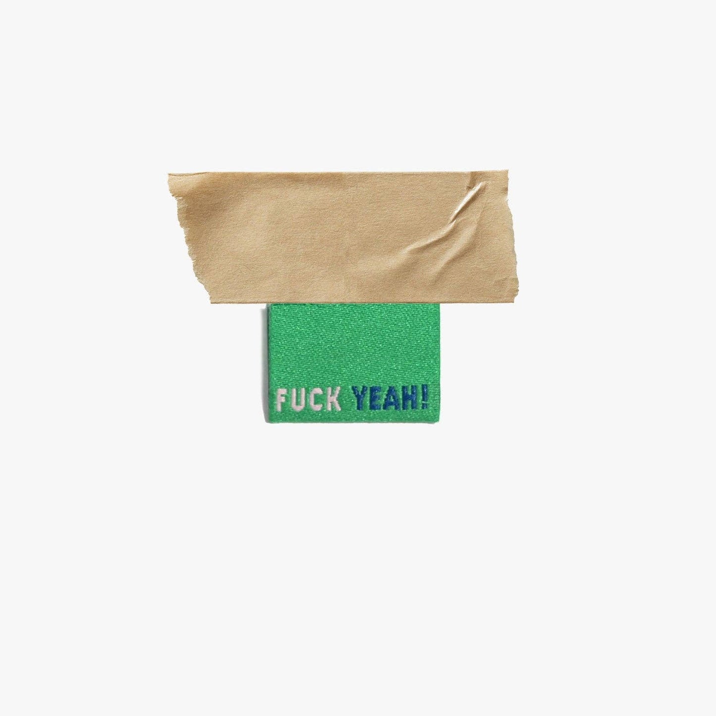 Fuck Yeah! Woven Labels | 6 labels per pack