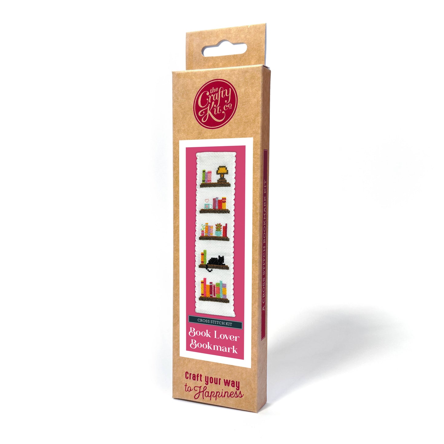 Mini Matchbox Kits - Book Lover Cross Stitch Bookmark Kit