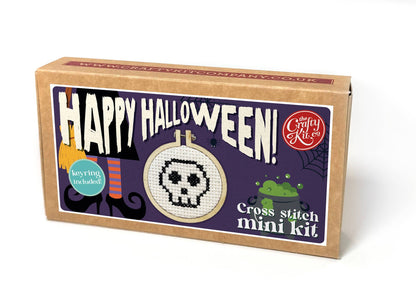 Mini Matchbox Kits - Happy Halloween! Mini Matchbox Cross Stitch Kit