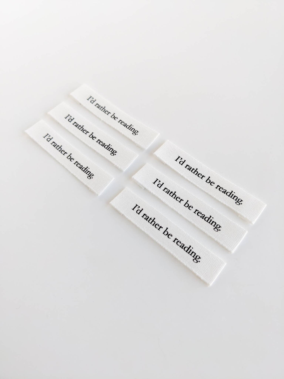 I'd Rather Be Reading | Cotton Luxe Labels