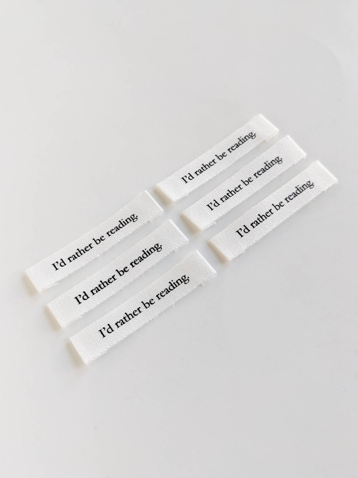 I'd Rather Be Reading | Cotton Luxe Labels