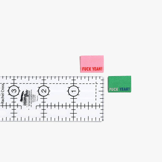 Fuck Yeah! Woven Labels | 6 labels per pack
